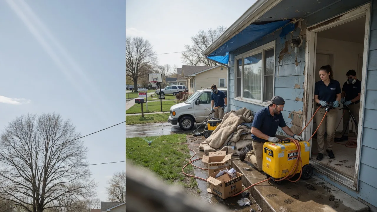 Basement Flood Cleanup in Serena, IL near me
